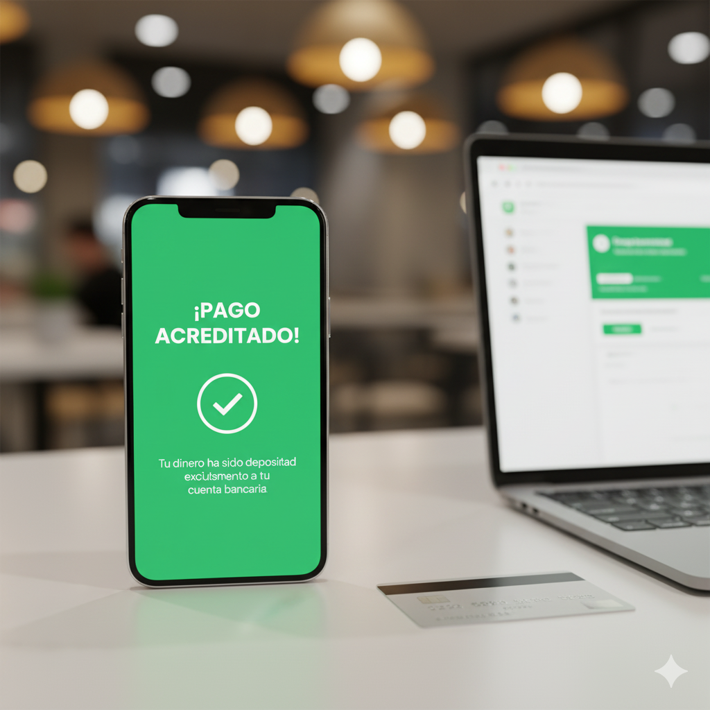 Confirmación de pago a banco